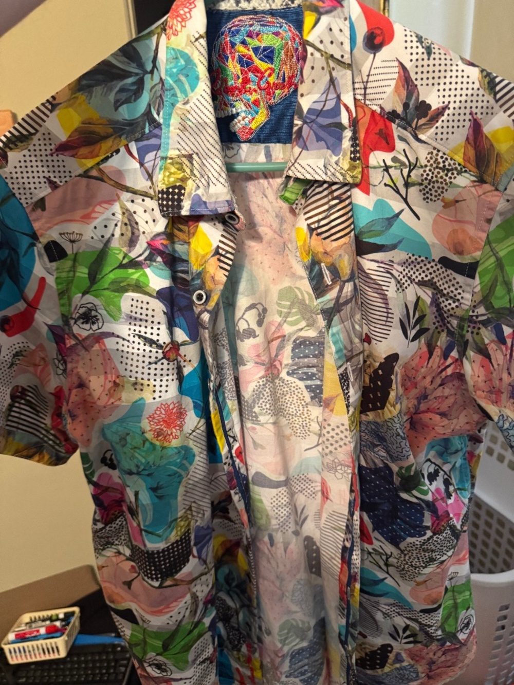 Colorful Robert Graham button up
